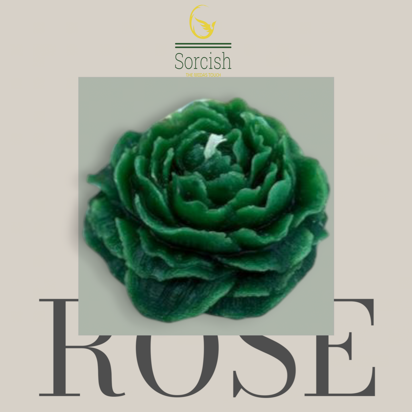 Sorcish Emerald peony scented Set of 6 (Green)