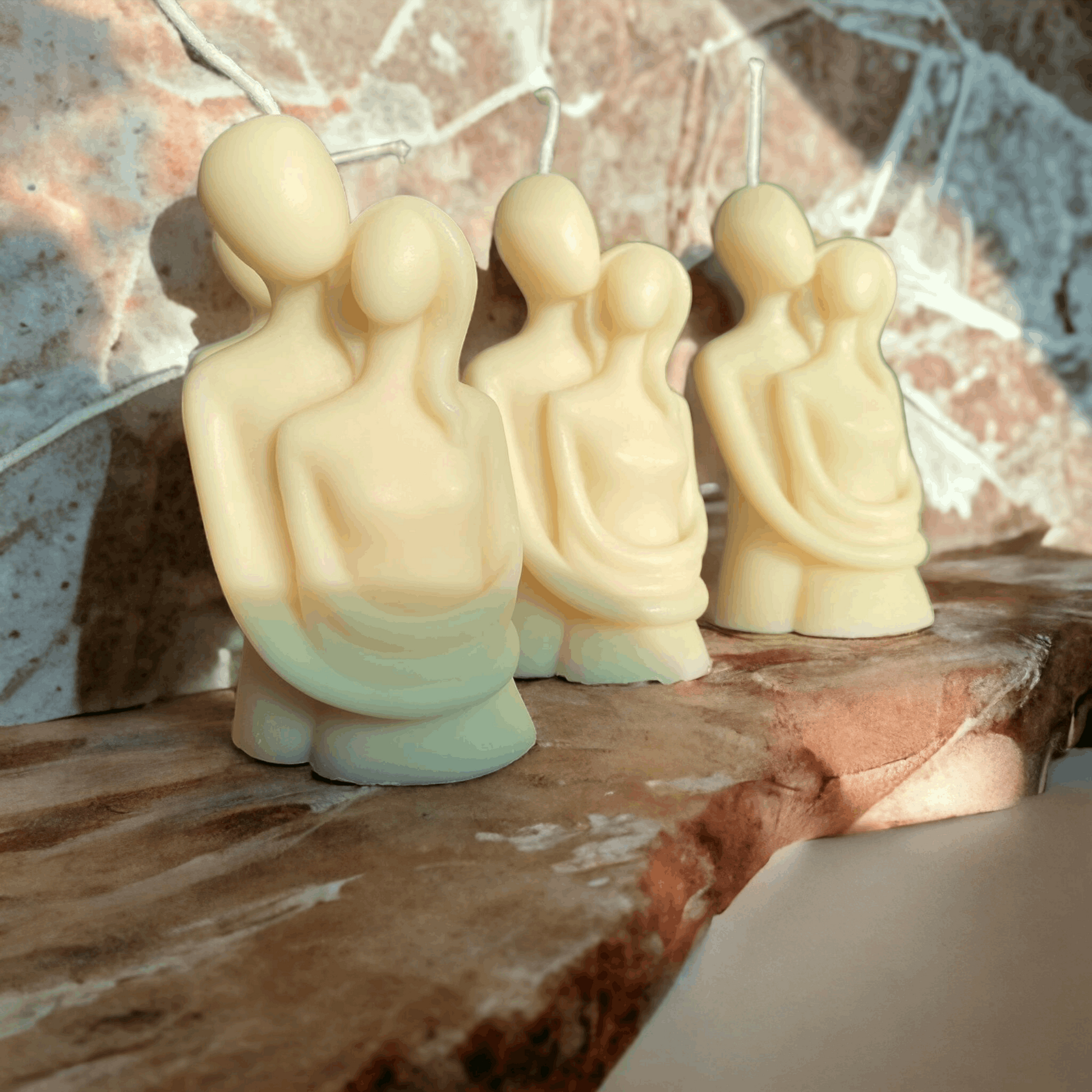"Sorcish Elegant Couple Candle(Pack of 3) | Premium Collection"