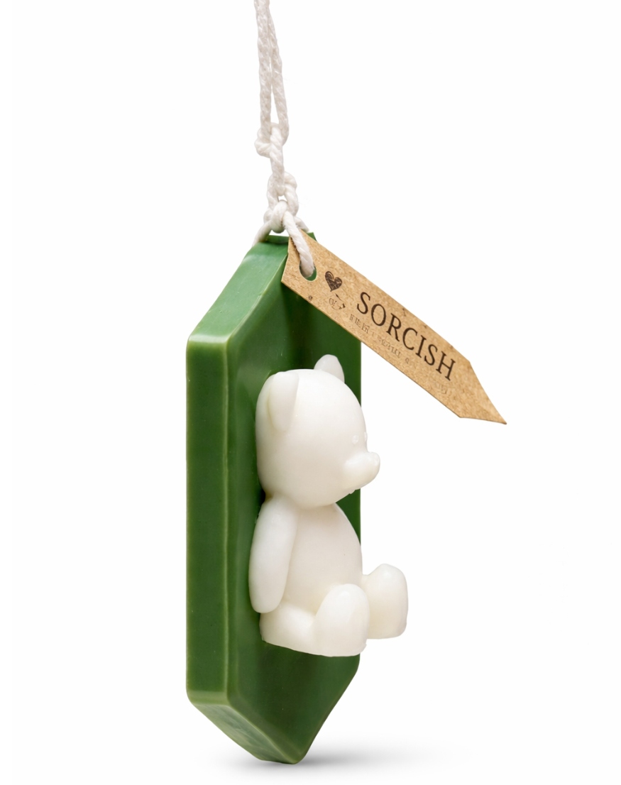 SORCISH Sweet Home Wax Sachet – Luxury Teddy Scented Sachet for Elegant Spaces