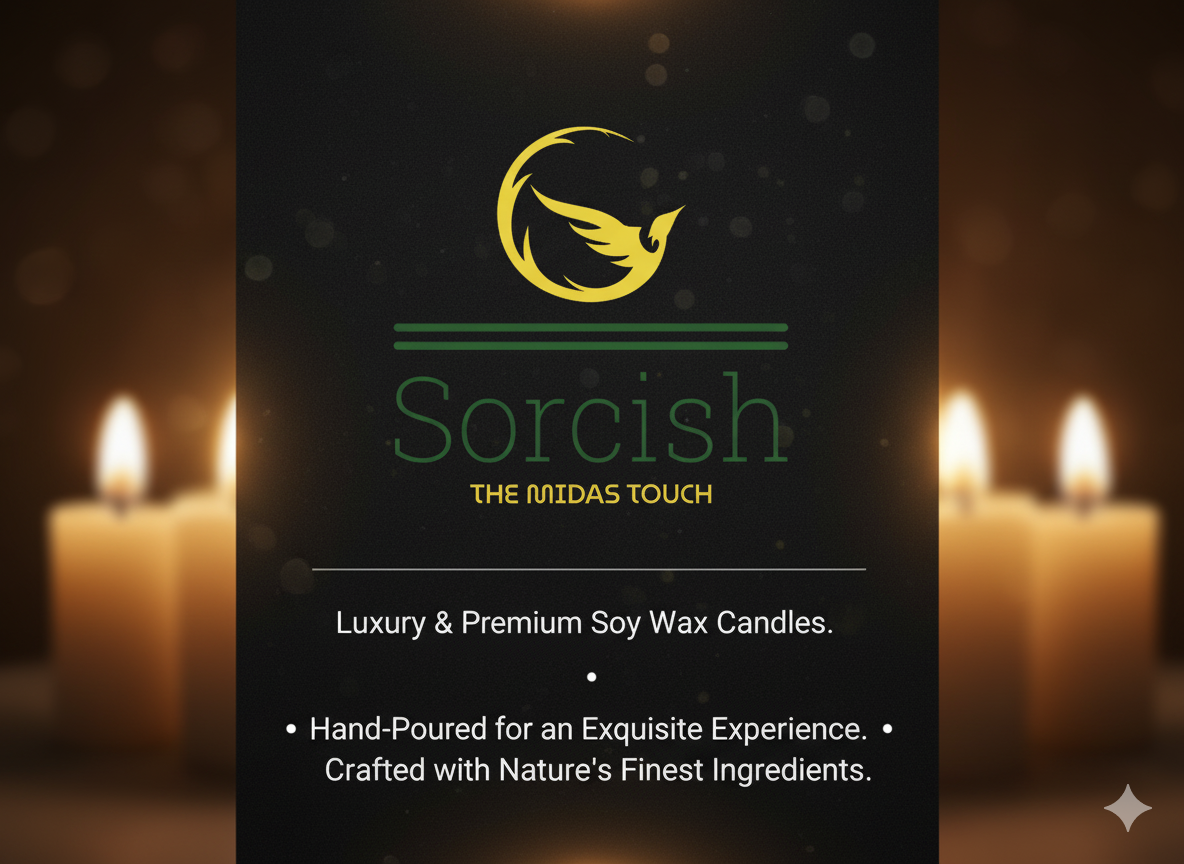 SORCISH Luxury Sunflower Pattern Multi-Wick Scented Candle | 800g Large Urli Candle | 60 Hours Burn Time | Premium Diwali Gift & Home Décor (Copy)