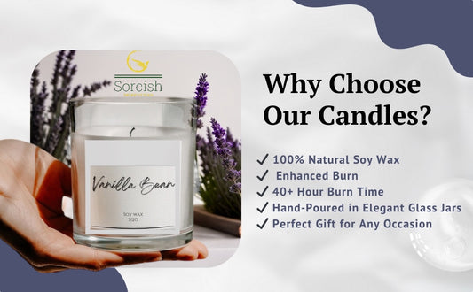 Sorcish Vanila Bean Scented Candle