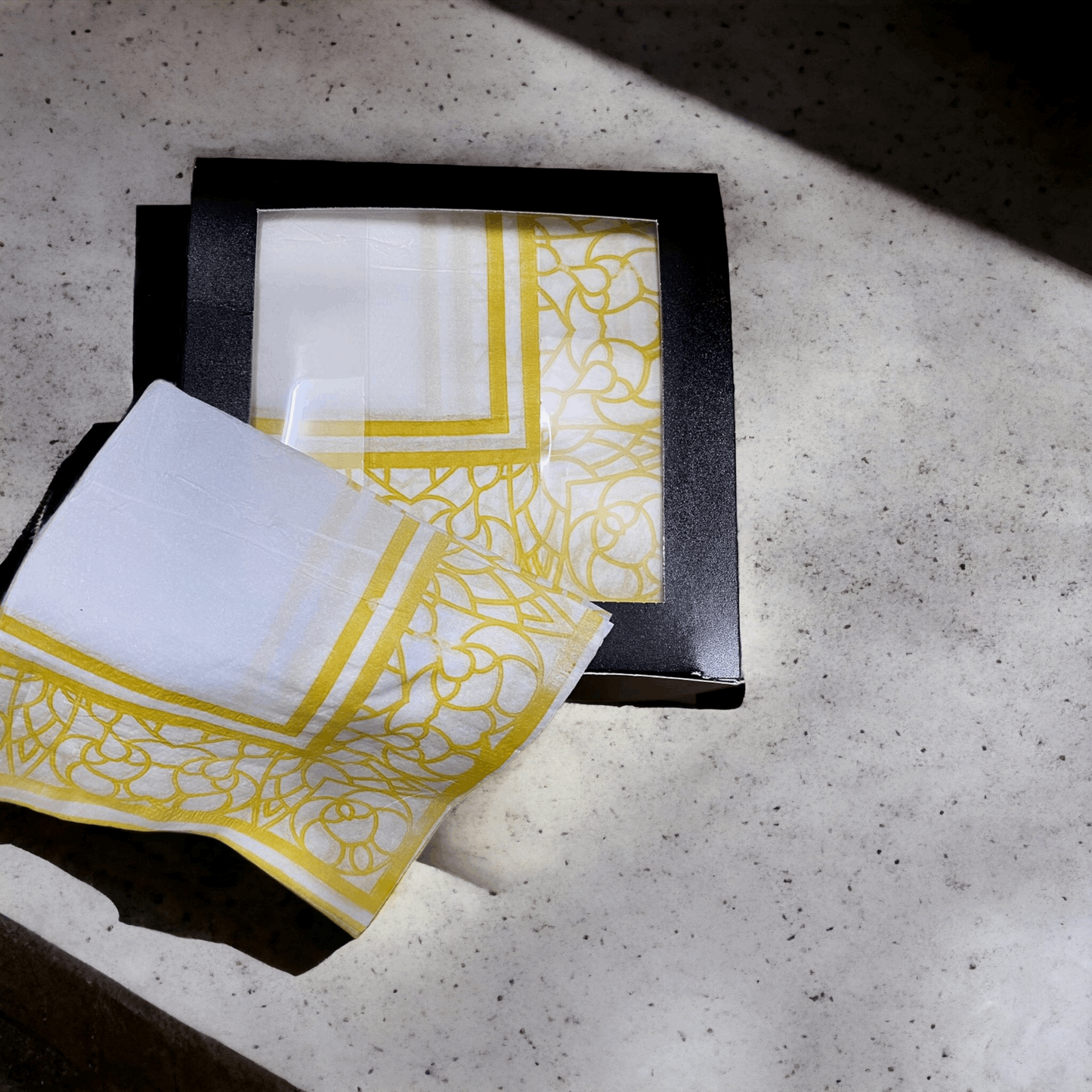 sorcish square pattern tissue paper napkins