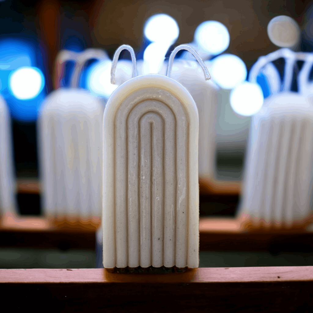 Sorcish Arch Soy Wax Decorative Candle | Sculpure Arch Candle | Unique Shape Candle | Home Decor Art Candle