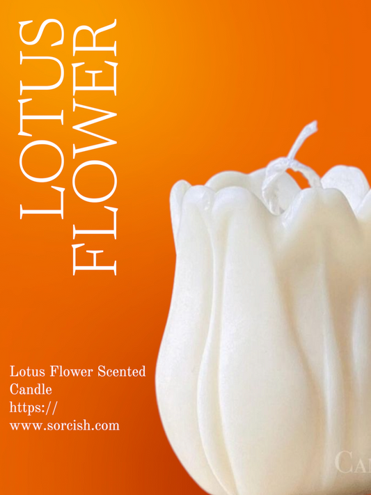 Sorcish lotus flower candle buy 1 get 1 free