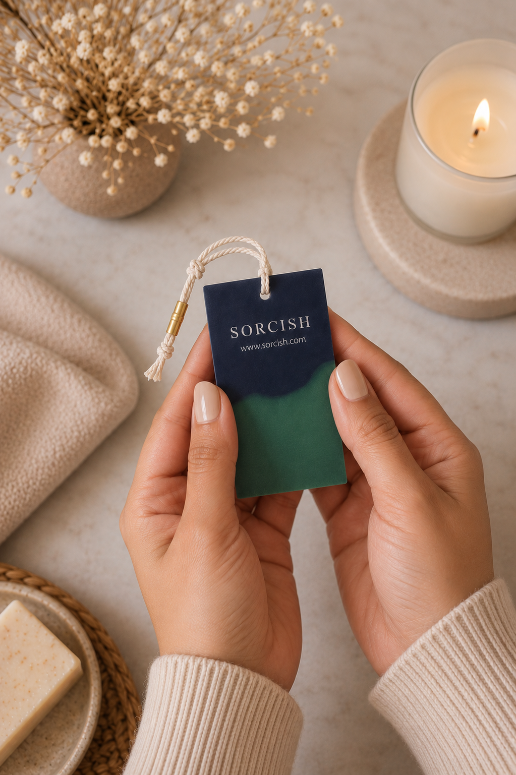 Sachet de cire de luxe Sorcish (lot de 2) | Tablettes de cire parfumées de qualité supérieure pour armoire, tiroir et salle de bain | Parfum d'intérieur longue durée | Cadeaux de luxe et paniers d'entreprise