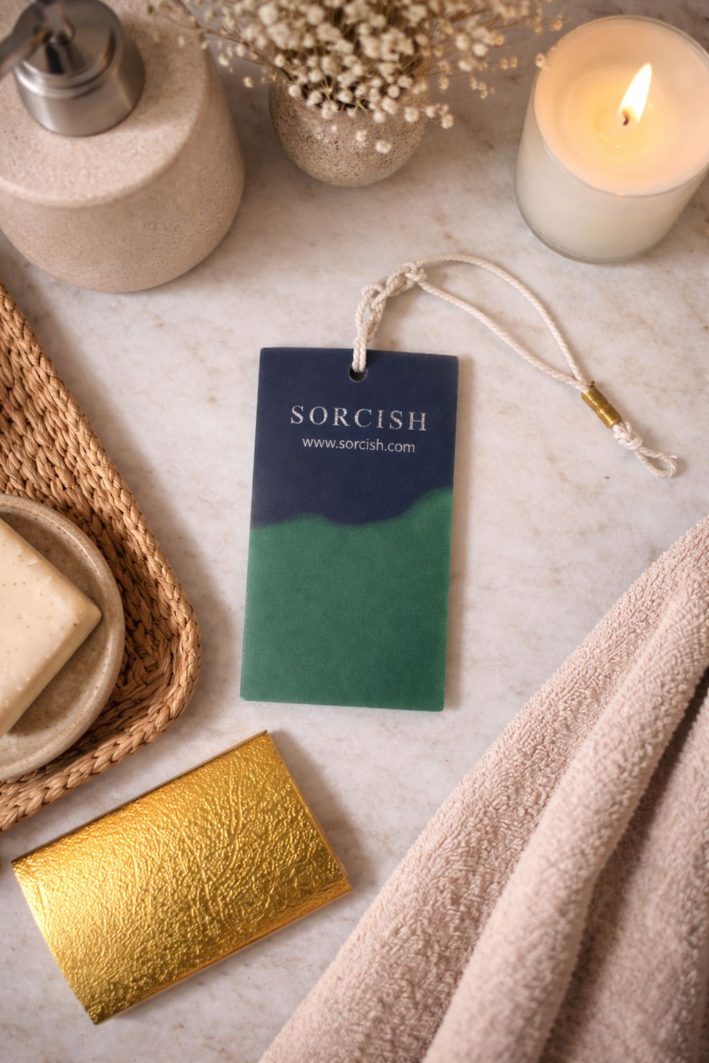 Sorcish Luxury Wax Sachet (Pack of 2) | Premium Scented Wax Tablets for Wardrobe, Drawer & Bathroom | Long-Lasting Home Fragrance | Luxury Gifting & Corporate Hampers