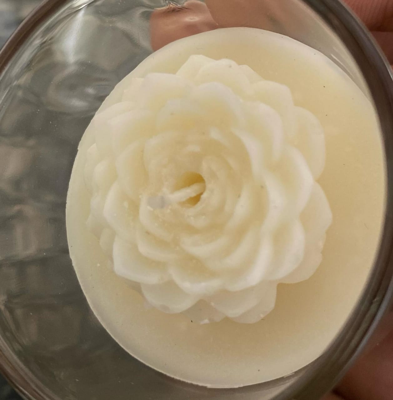Sorcish small flower rose scented candles pack of 4