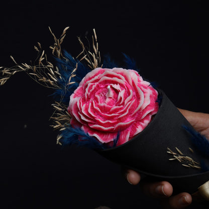 Sorcish Valentine's Day Luxury Pink Bouquet Candle