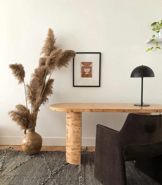 Sorcish Natural Pampas Grass Large 42”/3.5 Feet Tall Dried Flowers Bunch Fluffy Grass for Donut Vase Stems Plant Floor Vase Filler for Home Decor,Office,Bedroom,Table Corner Decoration-Pack of 12