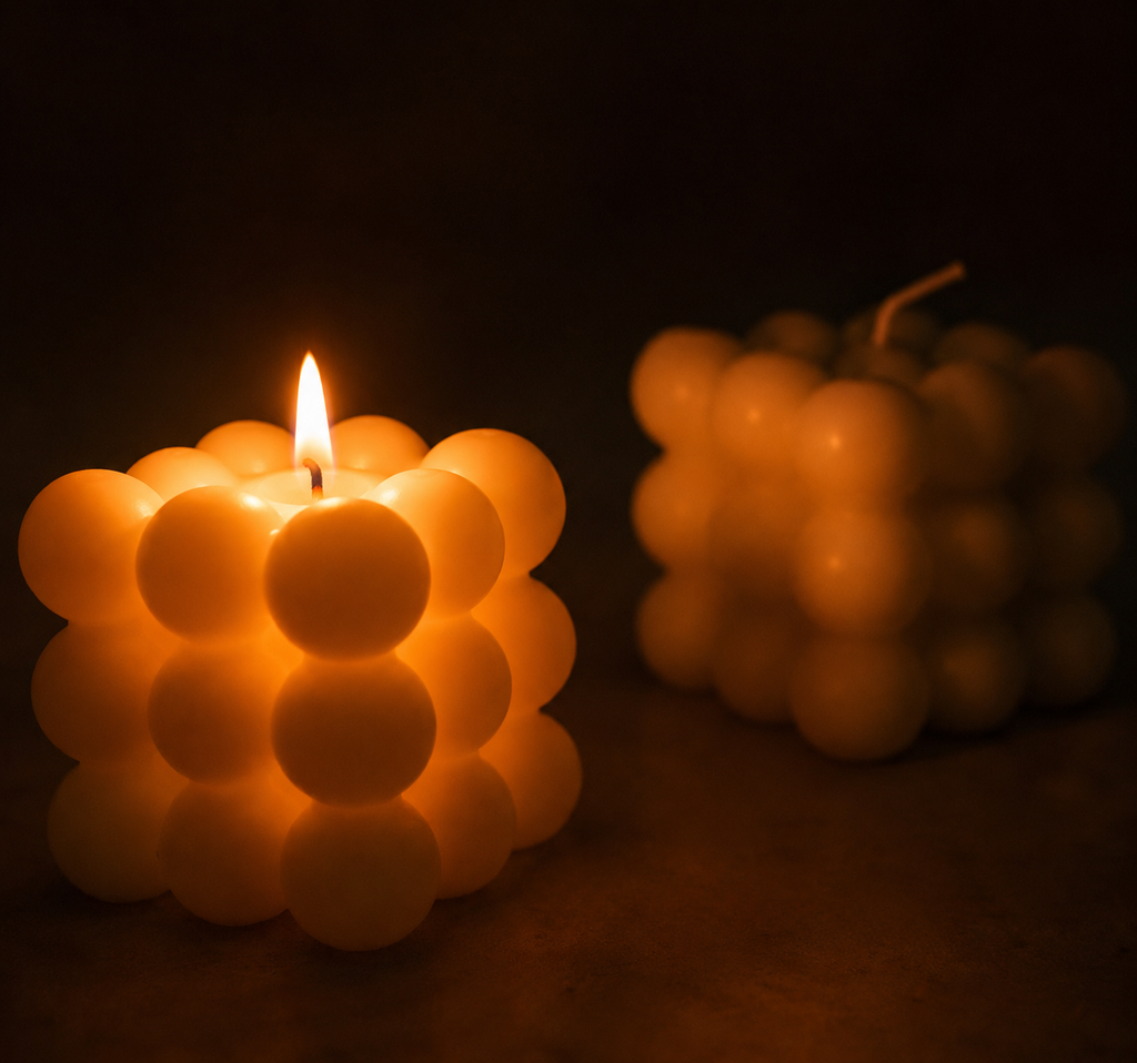 L'Bulle — Luxury Lavender Bubble Candl