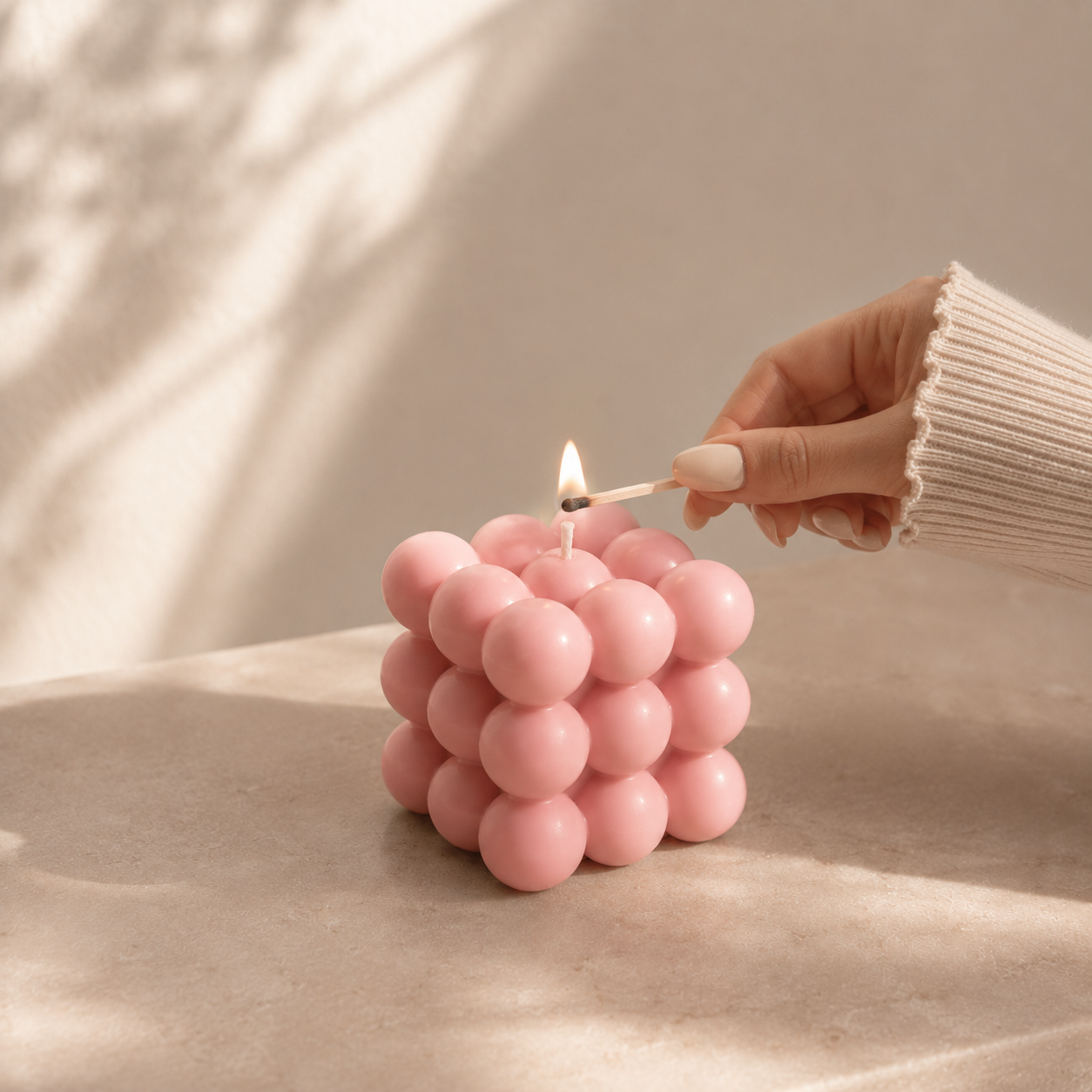 L'Bulle — Luxury Lavender Bubble Candl
