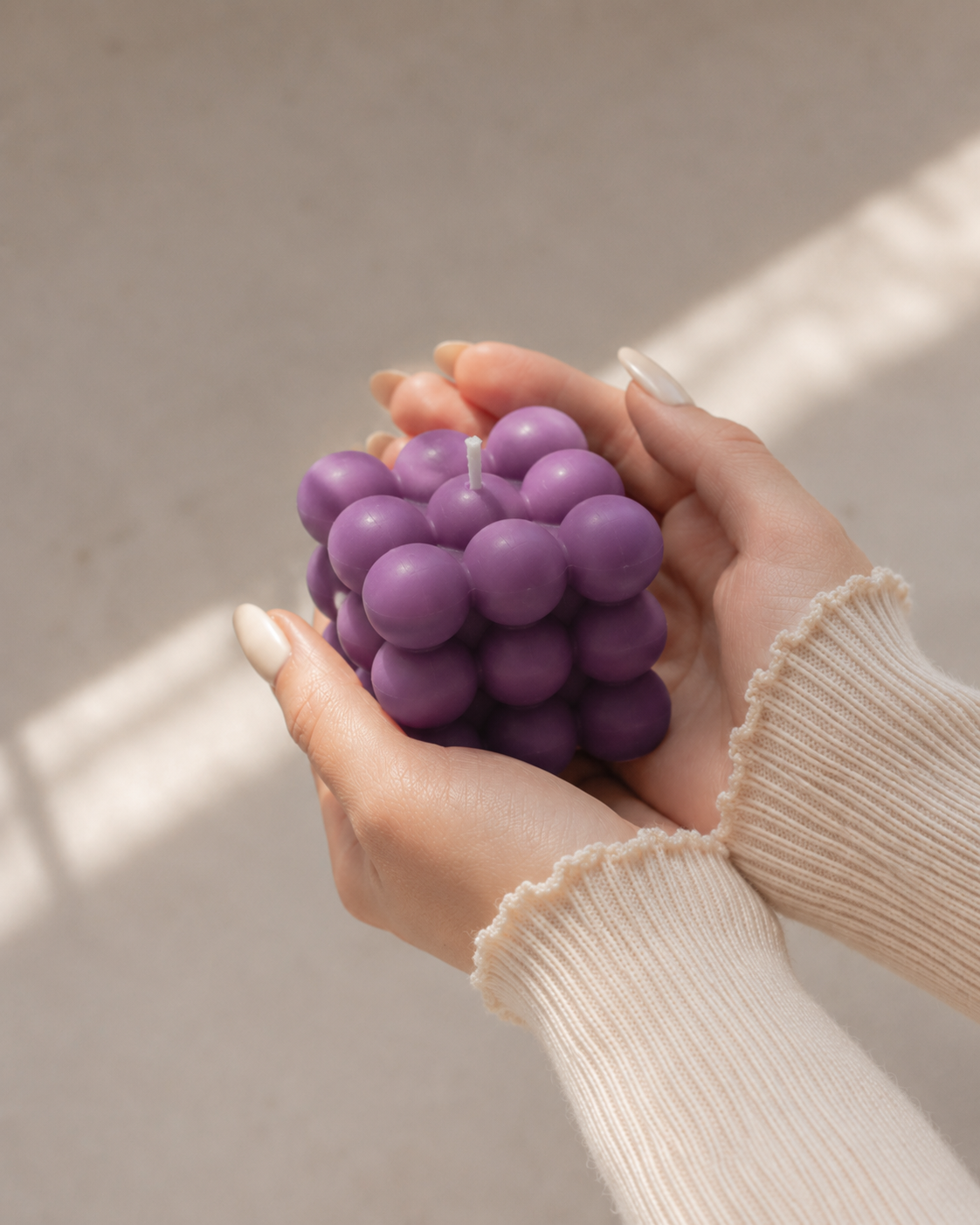 L'Bulle — Luxury Lavender Bubble Candl
